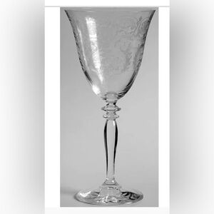 Anthropologie Horta etched wine goblet discontinued and fantastically beautiful